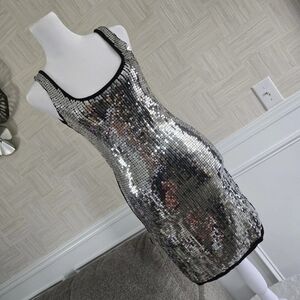Derek Heart Women's Size Small Sequin Vintage Y2K Dress